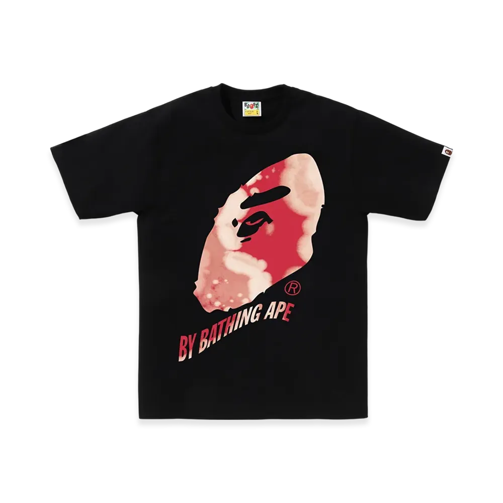 A BATHING APE Tie Dye Twist By Bathing Ape Tee "Black"