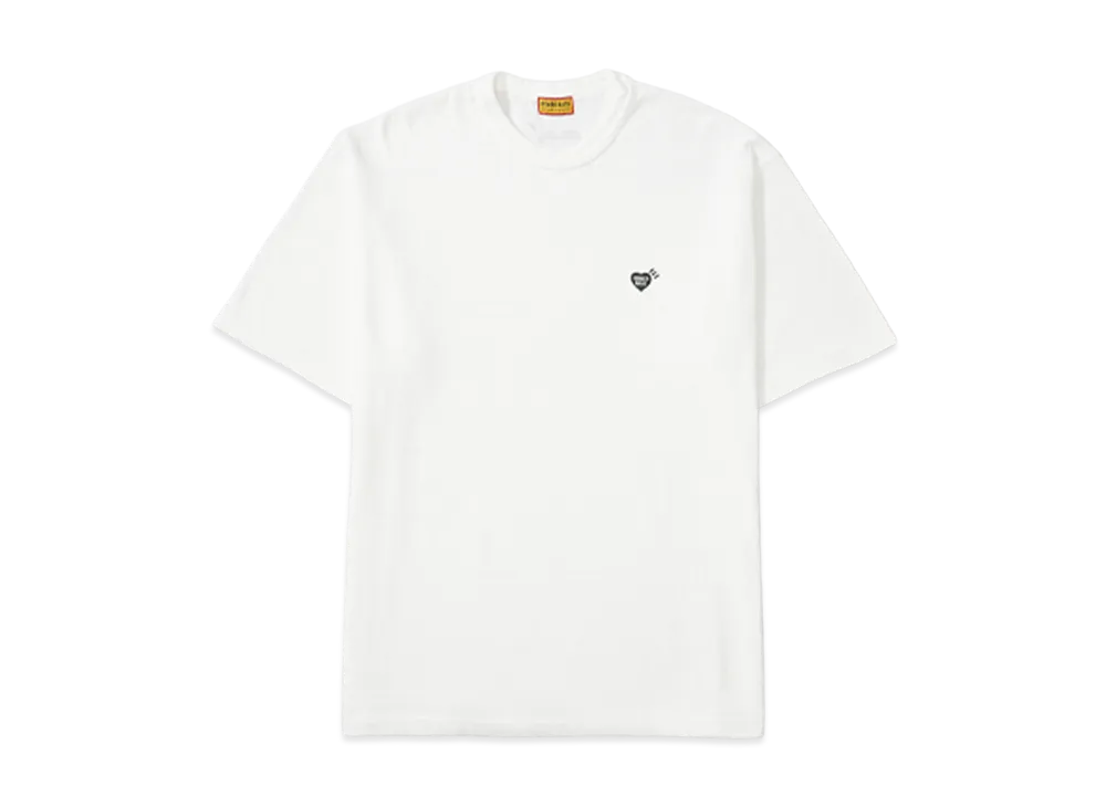 HUMAN MADE Heart Badge T-Shirt "White"