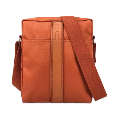 Hermes Acapulco Shoulder Bag NylonCanvas "Orange"