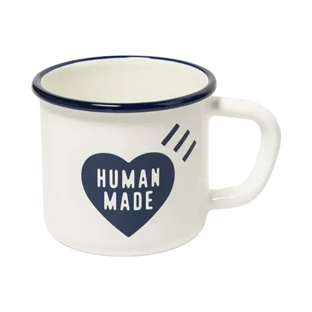 HUMAN MADE Enamel Mug 400ml "Navy"