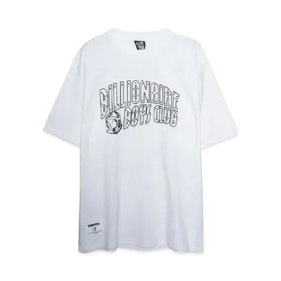 BILLIONAIRE BOYS CLUB COTTON T-SHIRT ARCH LOGO "WHITE"