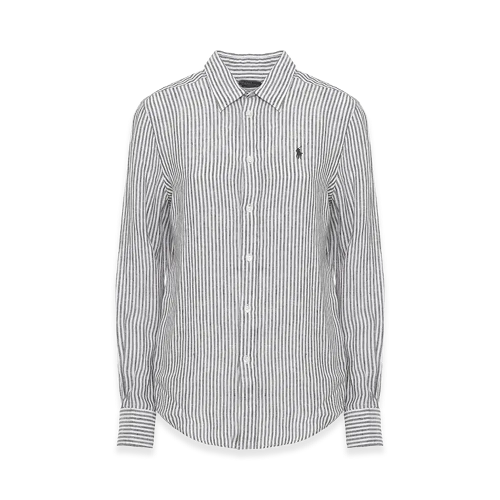 Polo Ralph Lauren Women's Shirts "Grey/White"