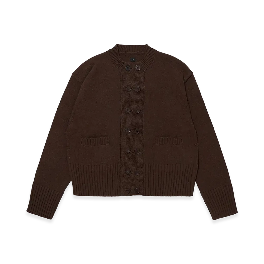 T.T Taiga Takahashi LOT.506 DB Cardigan "Brown"