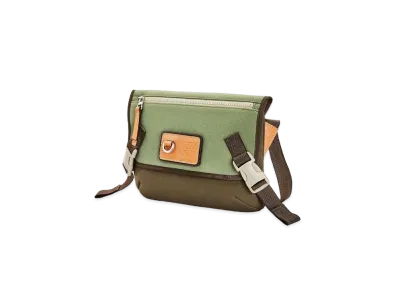 LOEWE Small Messenger Bag In Canvas "Khaki Green"