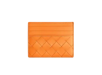 Bottega Veneta Credit Card Case "Papaya"