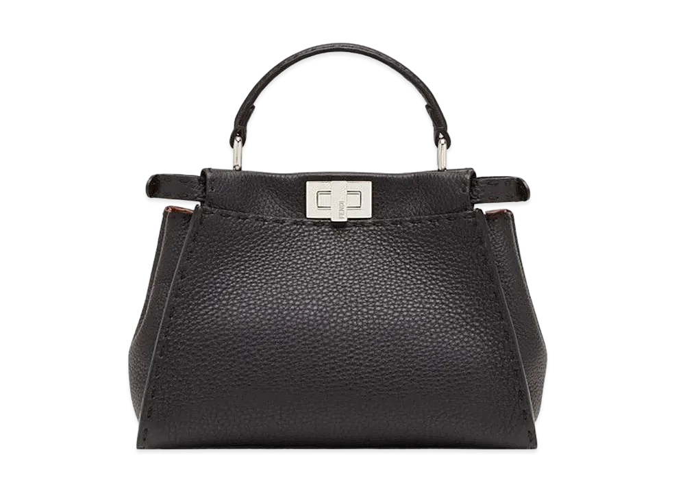 FENDI Peekaboo Mini Selleria Bag "Black"