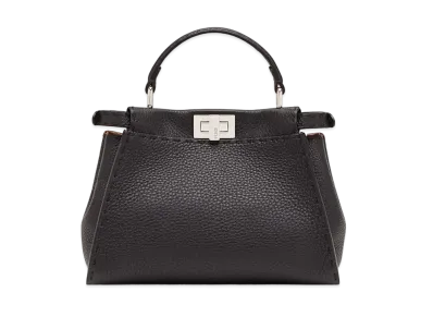 FENDI Peekaboo Mini Selleria Bag "Black"