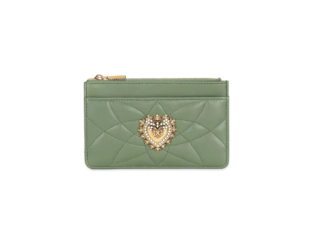 Dolce&Gabbana Devotion Card Holder Medium "Green"