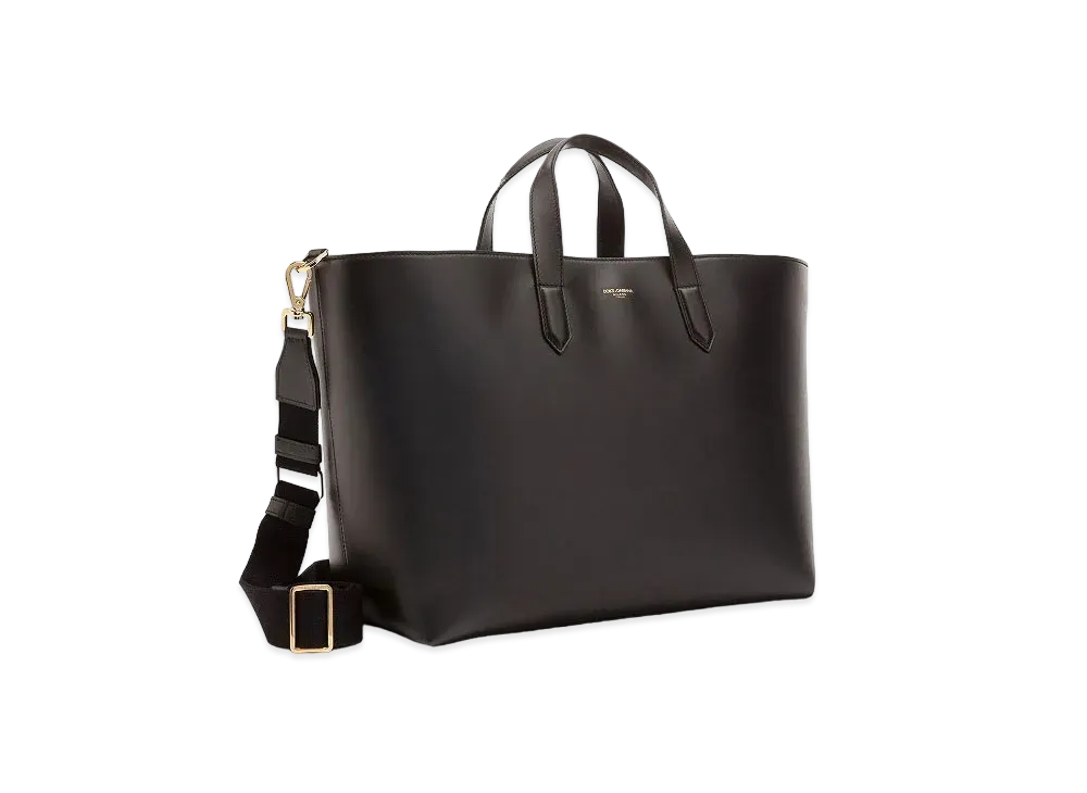 Dolce&Gabbana Mon-Reale Bag Calfskin Brand Logo "Black"