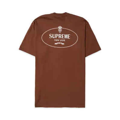 Supreme Crest Tee "Brown"