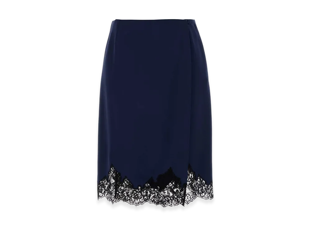 STELLA McCARTNEY Women's Satin Skirt "Blue"