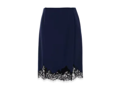 STELLA McCARTNEY Women's Satin Skirt "Blue"