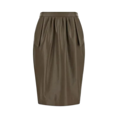 STELLA McCARTNEY Women's High Waist Skirt "Brown"