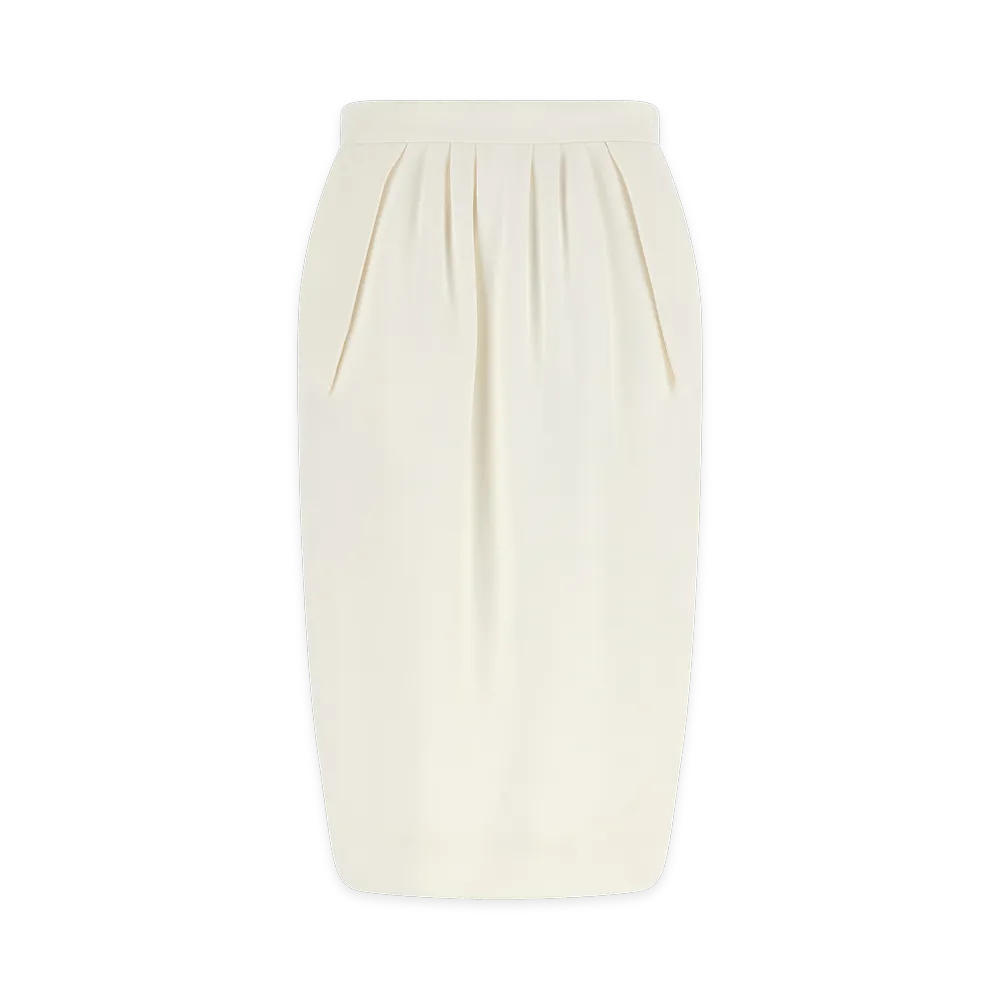 STELLA McCARTNEY Women's High Waist Skirt "White"