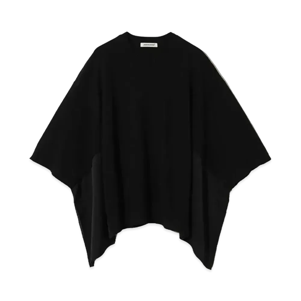 UNDERCOVER Silk Blend Cotton Knit Pullover "Black"