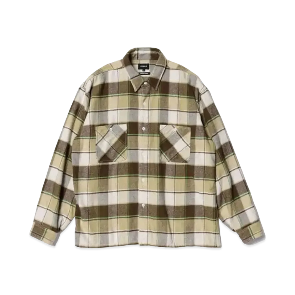 BEAMS Jazz Nep Shirt "Beige"