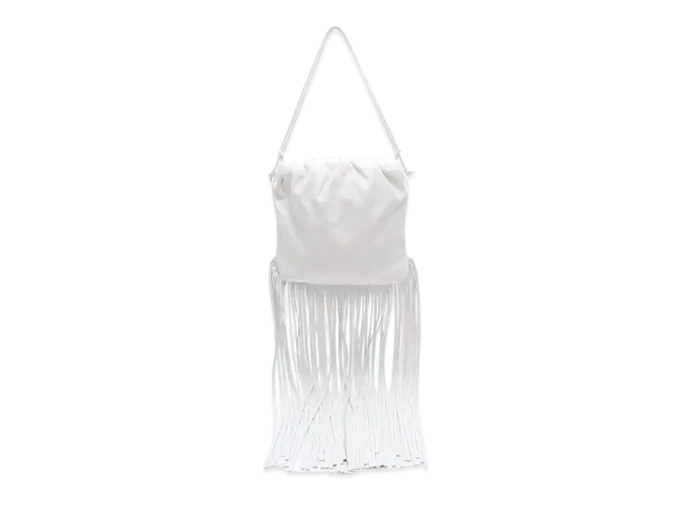 Bottega Veneta The Fringe Pouch "White"