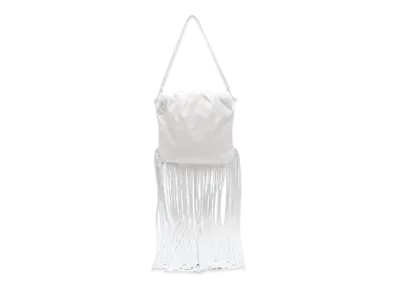 Bottega Veneta The Fringe Pouch "White"