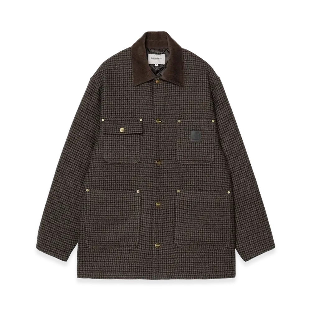 Carhartt WIP Lowis Chore Coat "Lowis Houndstooth/Vitola Heather"