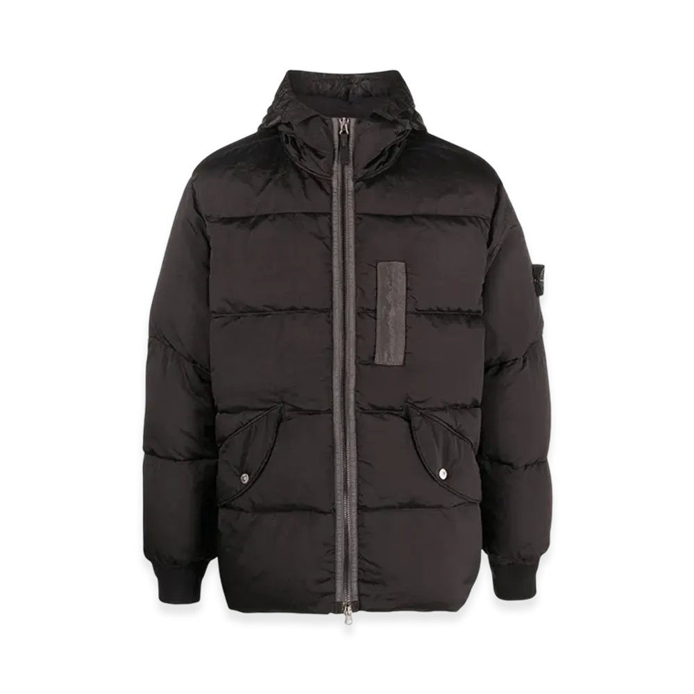 Stone Island 43619 Nylon Metal Econyl Regenerated Nylon Down Jacket - 22FW "Dark Grey"