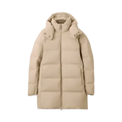 DESCENTE Mizusawa Down Coat Anchor-Hc "Beige"