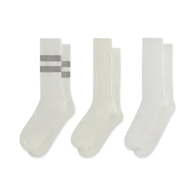 Kith 3-Pack Mixed Cotton Socks "Silk"