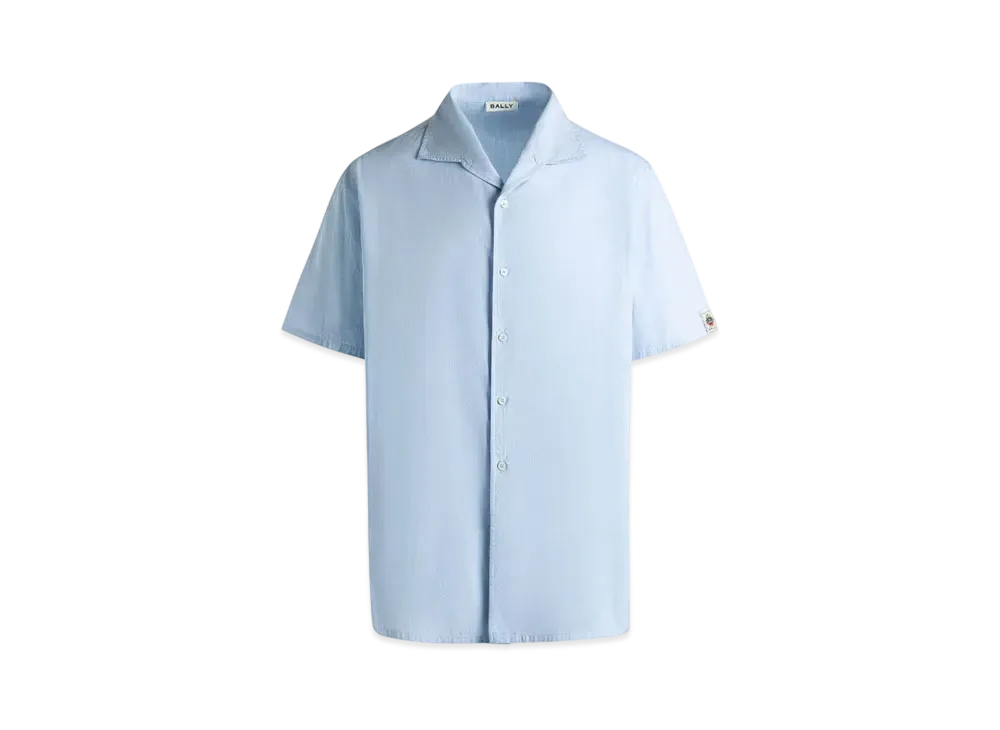 Bally Shirt In Light Blue Cotton "Blue"