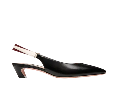 バリー ジルト スリングバックパンプス ナッパレザー "ブラック" 6308408