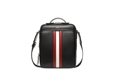 Bally Mythos Crossbody Bag In Recycled Leather "Black"