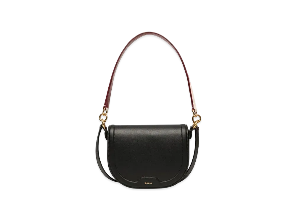 バリー コード クロスボディバッグ ブラック レザー "ベージュ" 6308610