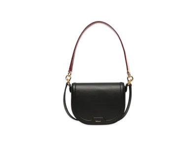 バリー コード クロスボディバッグ ブラック レザー "ベージュ" 6308610