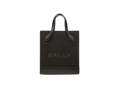 Bally Bar Mini Tote Bag In Nylon and Leather "Black"