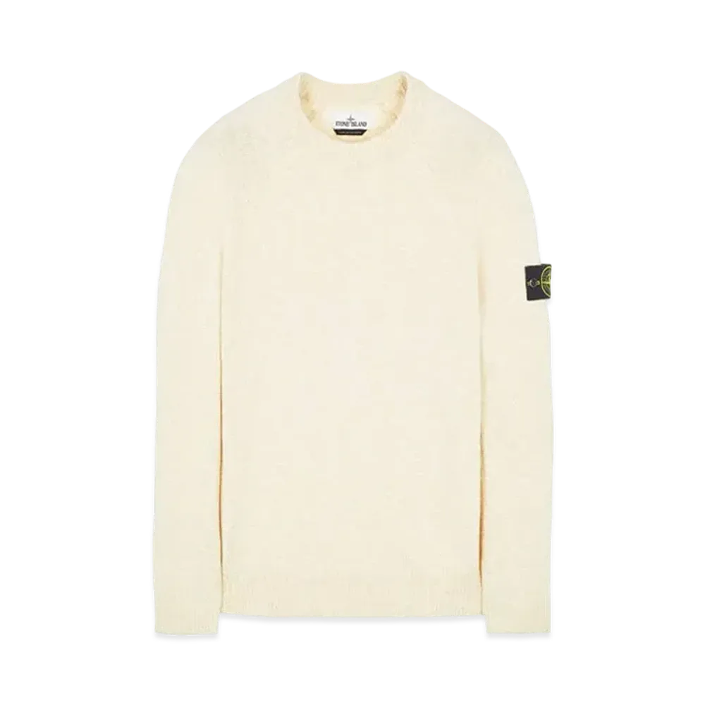 Stone Island 510D3 COTTON WOOL MELANGE "Ibory"