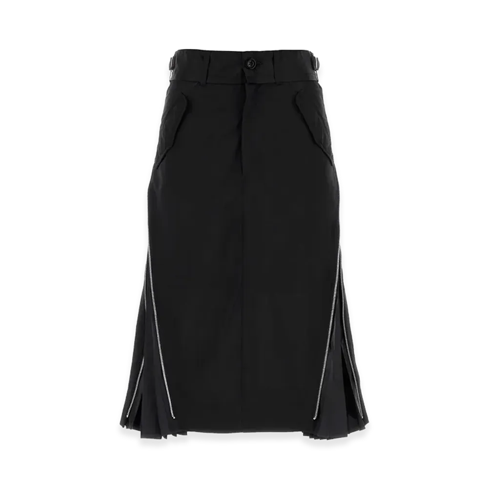 sacai Women's Suiting Mix Skirt "Black"
