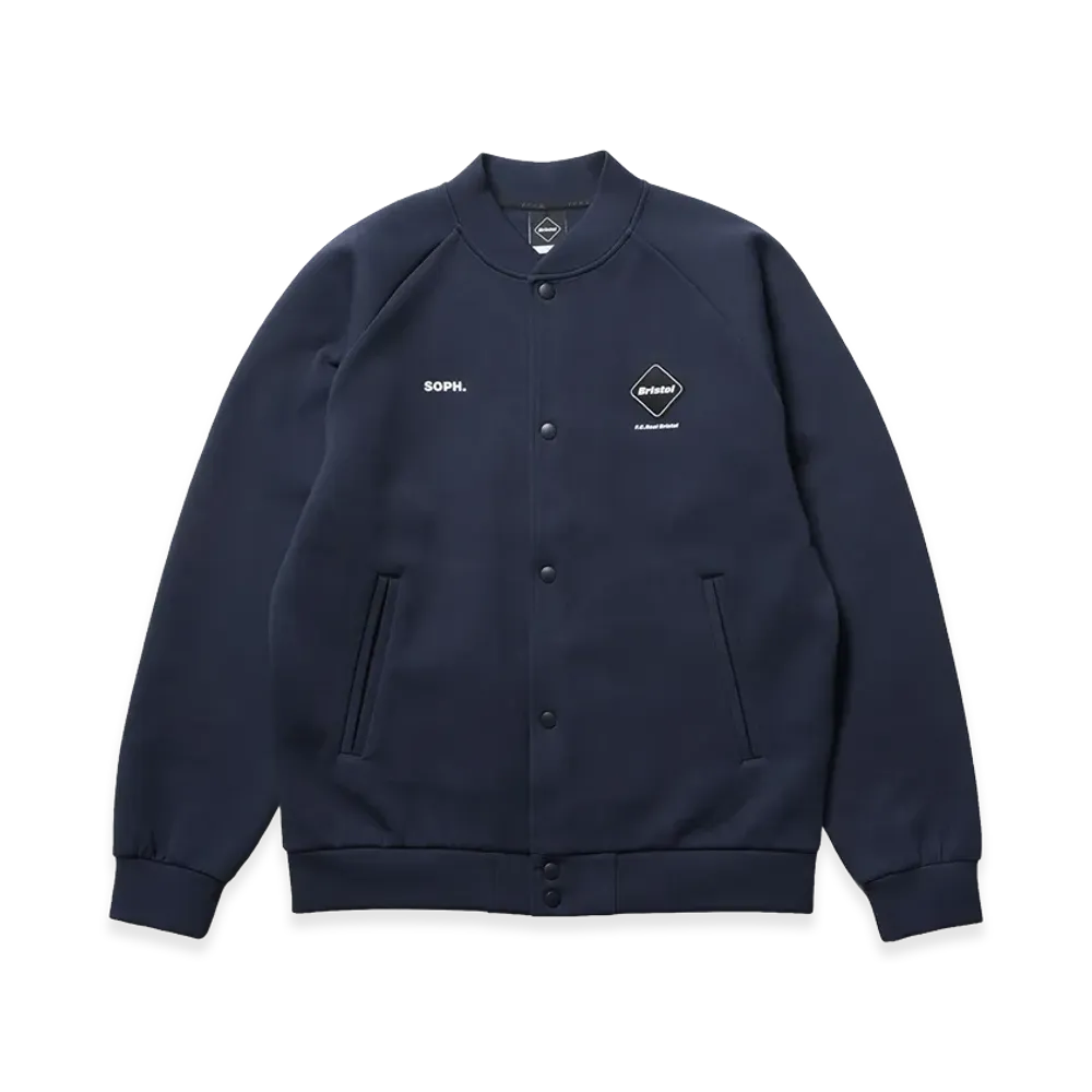F.C.Real Bristol Tech Sweat Varsity Blouson "Navy"