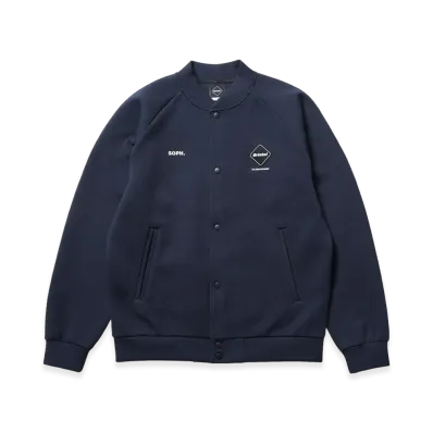 F.C.Real Bristol Tech Sweat Varsity Blouson "Navy"