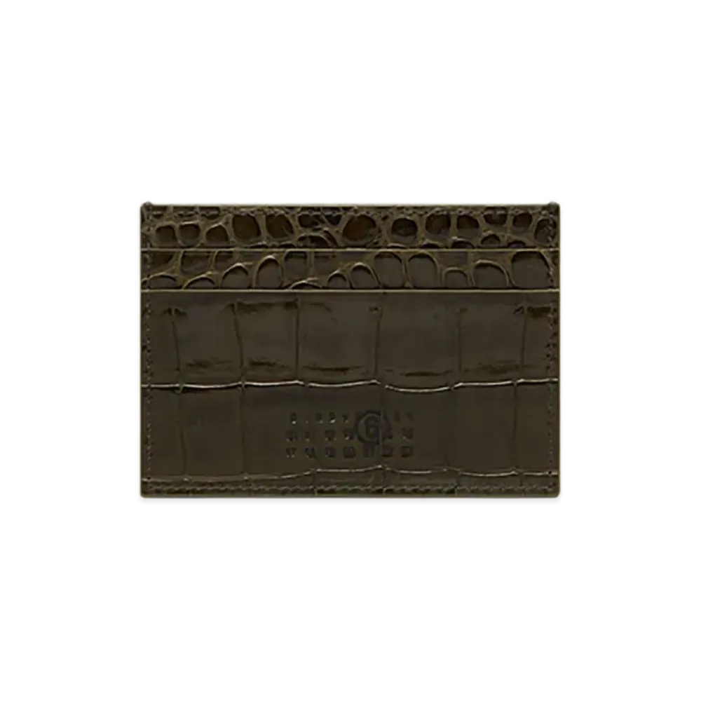 MM6 Maison Margiela Numeric Card Holder "Olive"
