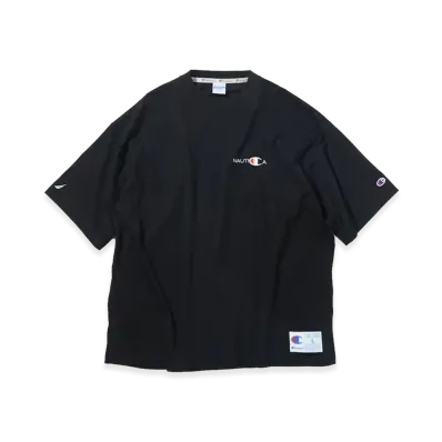 Champion x NAUTICA Embroidered Heavyweight T-Shirt "Black"