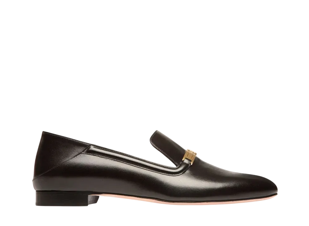 Bally Women's Deco Slipper in Leather "Black"