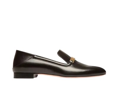 Bally Women's Deco Slipper in Leather "Black"