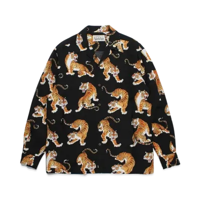 WACKO MARIA Tim Lehi / Hawaiian Shirt "Black"