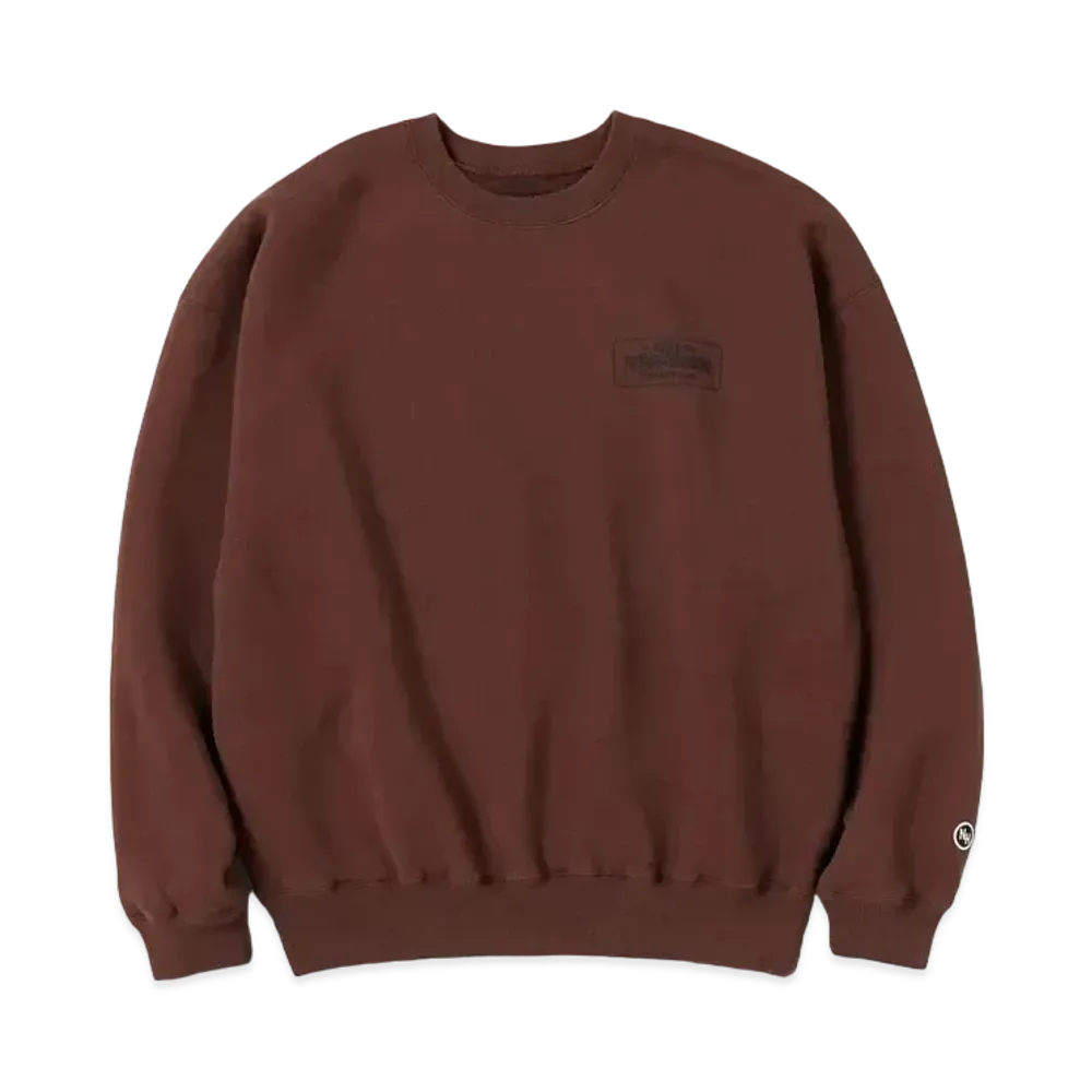NEIGHBORHOOD Classic-S Crewneck LS . CO "Brown"