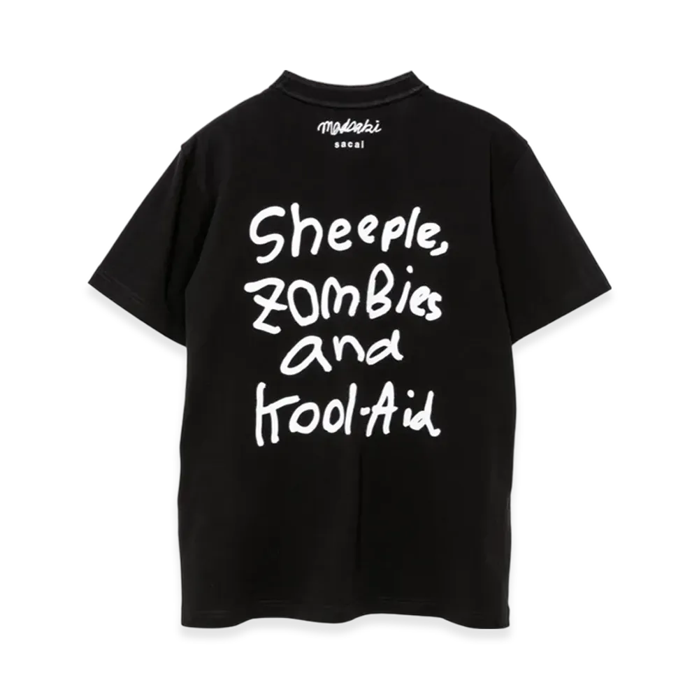 sacai x MADSAKI Print T-Shirt "Black"