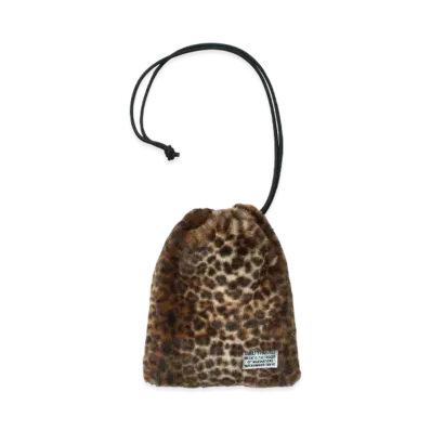 WACKO MARIA Drawstring Bag "Leopard Fur"