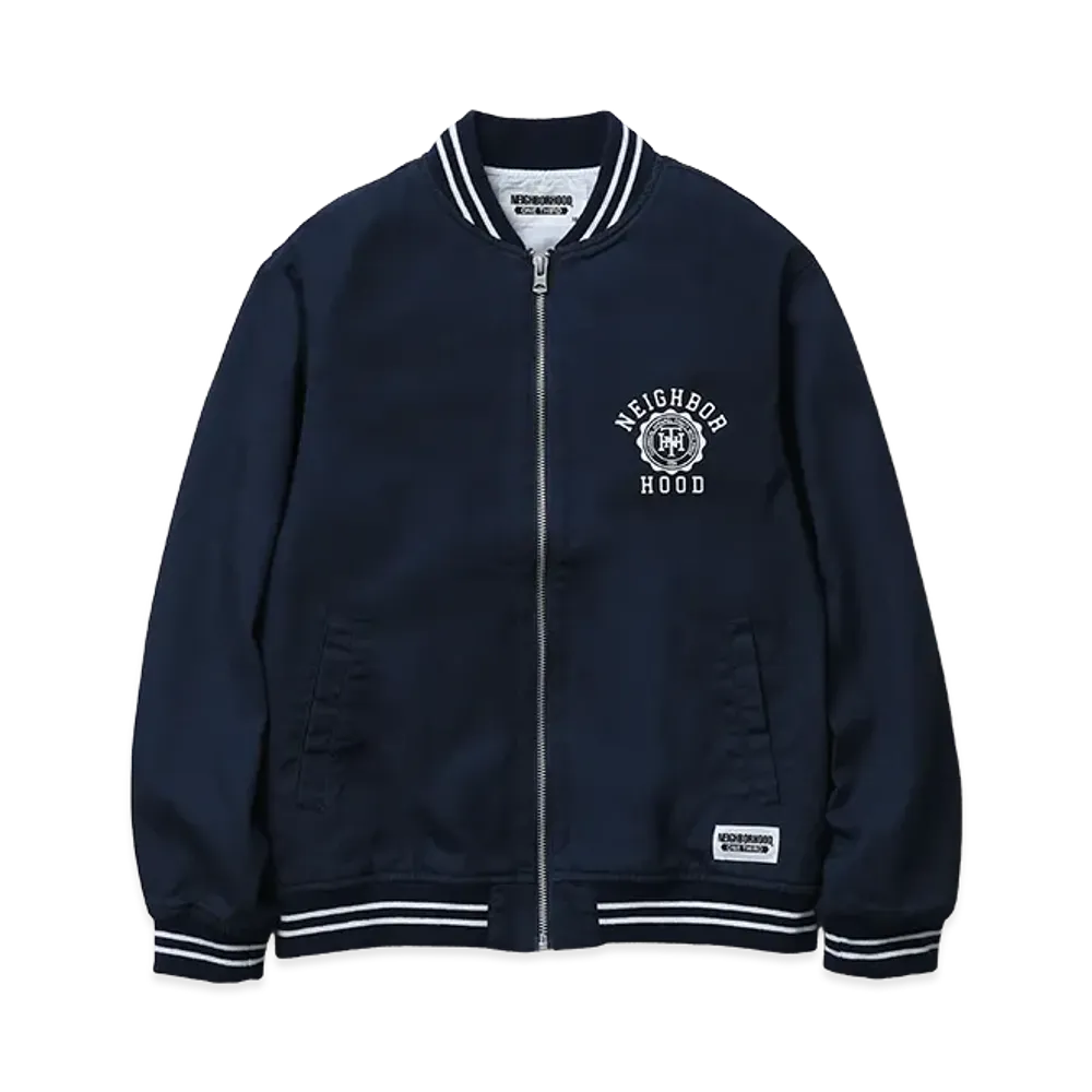 NEIGHBORHOOD Kids OT . Cotton Zip Award Jacket "Navy"