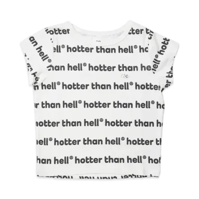 HTH All over cropped Tee "WHITE"