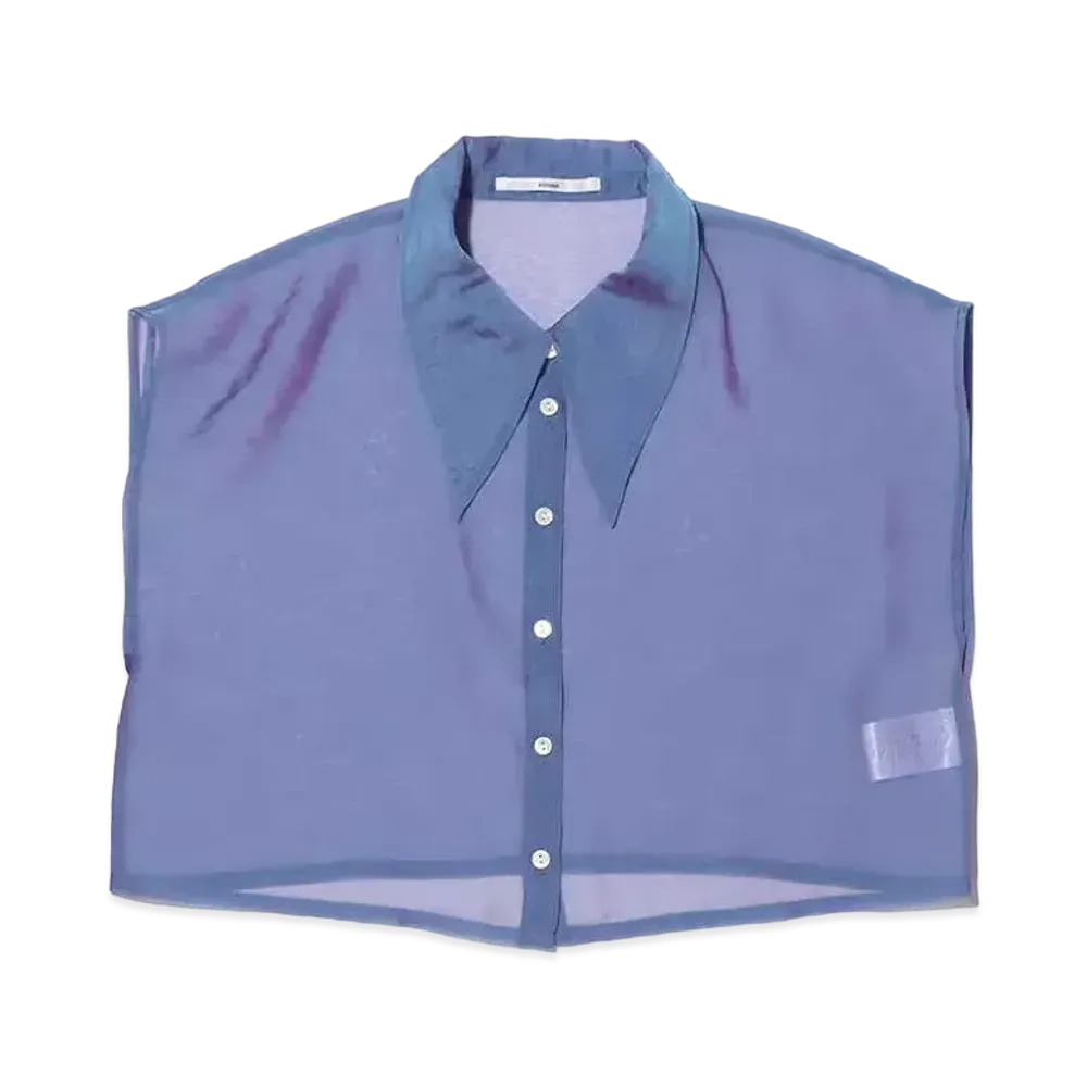 atmos pink Organdy Noslee Shirt "Purple"