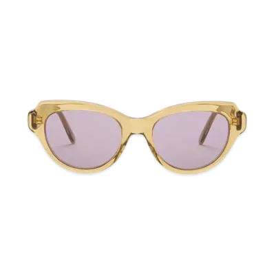 LOEWE Swan Slim Sunglasses "Clear Olive"