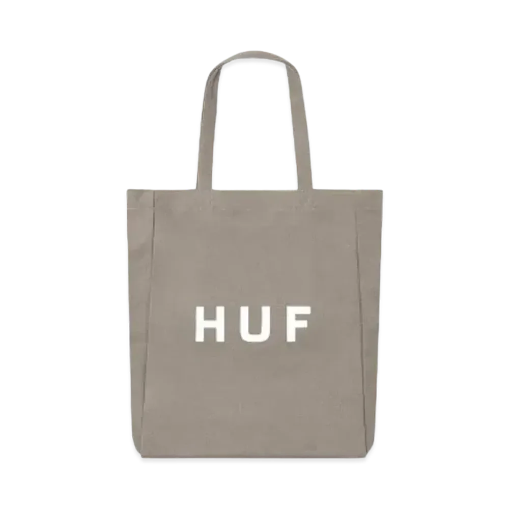 HUF OG Logo Tote Bag M "Greige"
