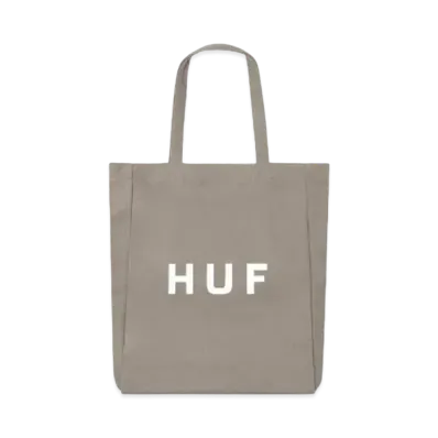 HUF OG Logo Tote Bag M "Greige"